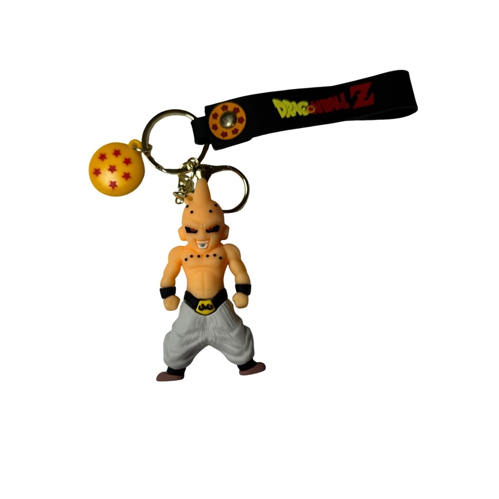 Dragon Ball Z Keychain with Majin Buu Figure